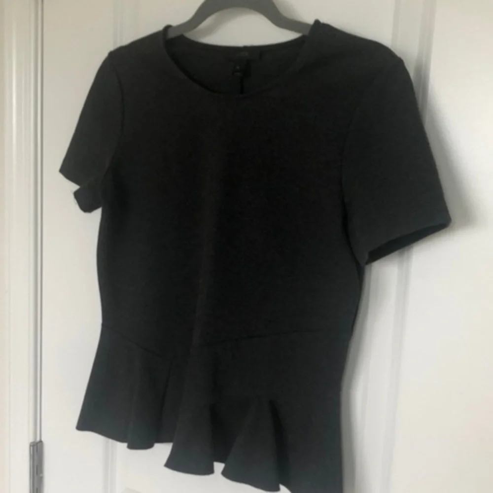 J.Crew Charcoal Blouse - Size XS